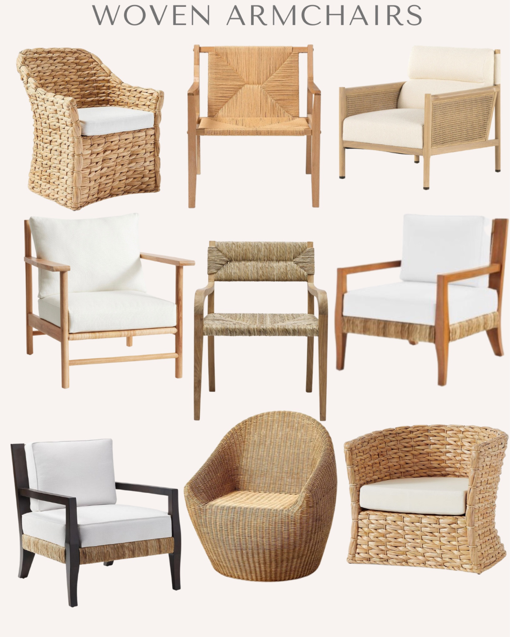 Woven armchairs perfect for a living room or bedroom !

#LTKFind #LTKhome #LTKsalealert