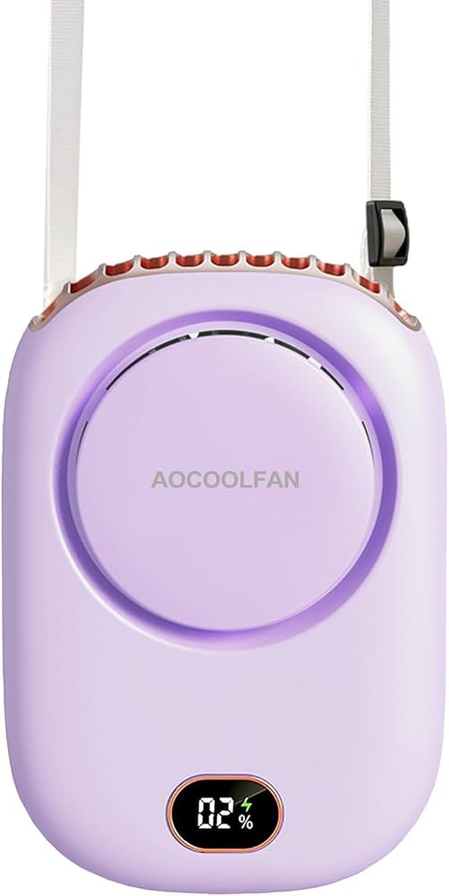 Portable Neck Fan, Mini Small Personal Handheld Fan USB Rechargeable 3 Speed for Girls Boys Woman... | Amazon (US)