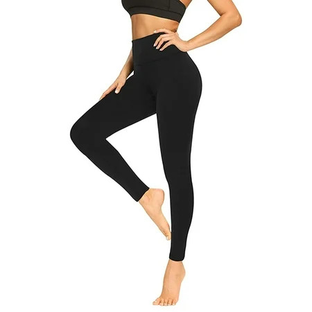 Leggings for Women Black Workout Leggings Running Durable Stretchy Comfortable Delicate Black Pants Sizes XL | Walmart (US)