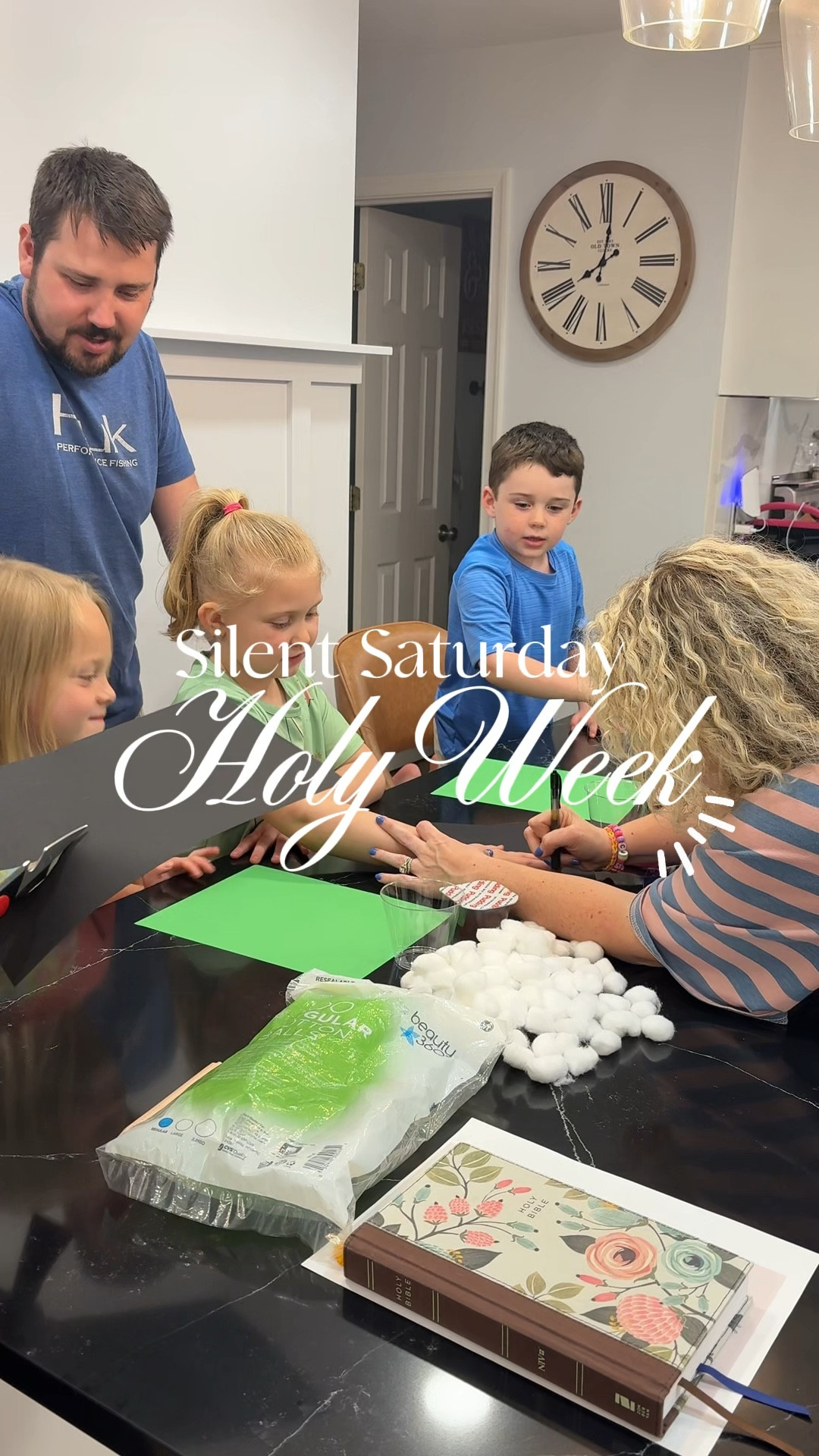 Silent Saturday, 🐑 Craft/Activity: Handprint Lamb 
🪱🤎 Treat: “Hope is Growing” Dirt Cups 
✝️ Bible Verse: Matthew 27:62-66, Luke 23:56


#LTKvlog #LTKmomlife #LTKKids