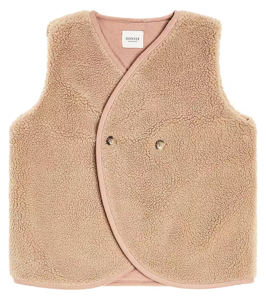 Donsje Baby Monty teddy vest | Mytheresa (US/CA)