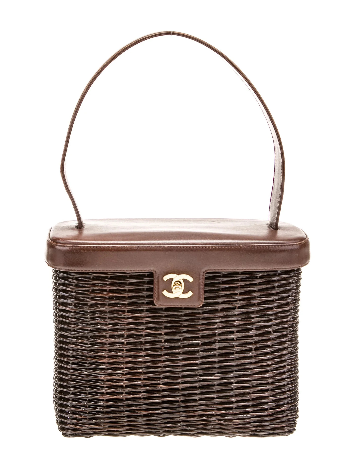 Vintage Wicker Basket Bag | The RealReal