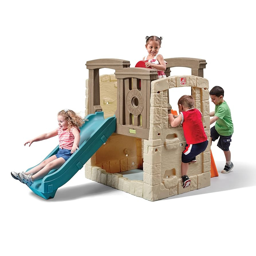 Step2 Woodland Climber II Kids Playset, Ages 2 –6 Years Old, Toddler Slide and Climbing Wall, O... | Amazon (US)