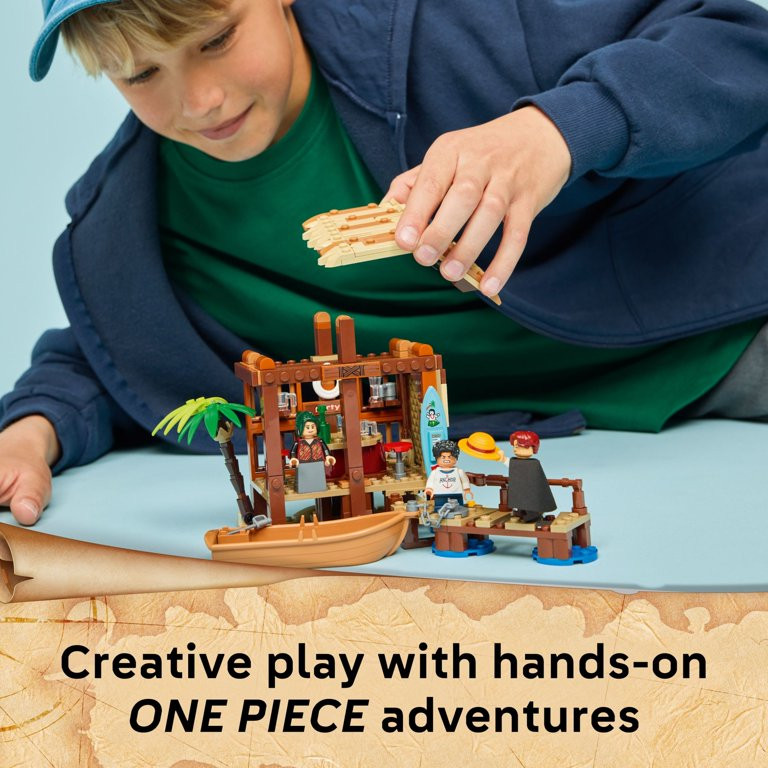 LEGO ONE PIECE Windmill Village Hut Building Blocks - Pretend Play Building Toy for Boys & Girls,... | Walmart (US)