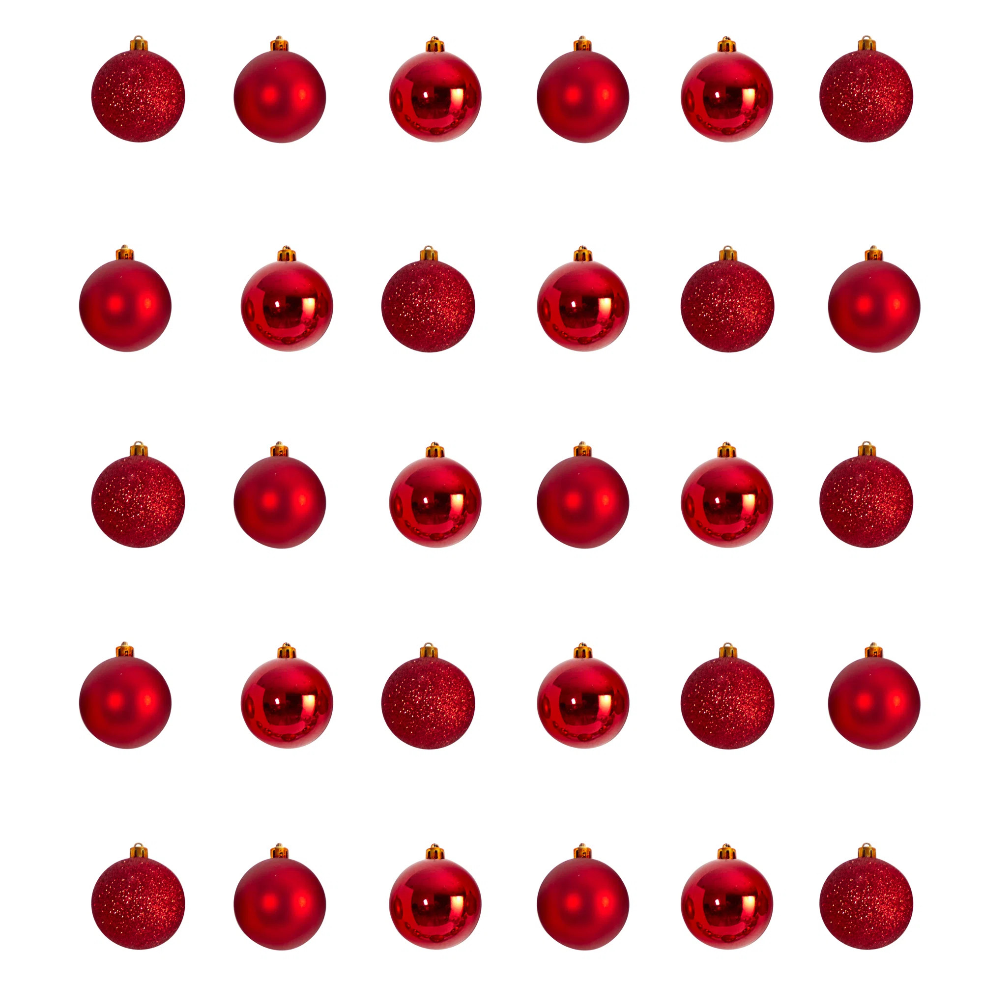 30 Piece Reusable Container Ball Ornament Set | Birch Lane