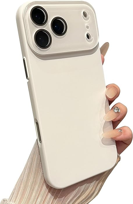 Caseative Solid Color Full Camera Lens Protection Compatible with iPhone Case (White,iPhone 17 Pr... | Amazon (US)