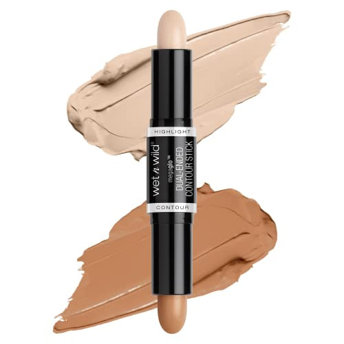 wet n wild MegaGlo Dual-Ended Contour Stick Medium/Tan, Cruelty-Free | Amazon (US)