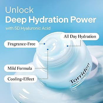 Torriden DIVE IN Hyaluronic Acid Soothing Cream 100ml (3.38 fl. oz) | Revitalizing Facial Moistur... | Amazon (US)