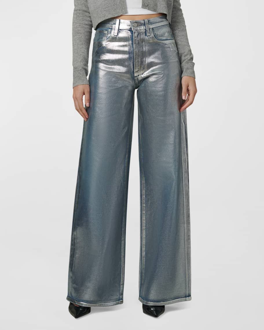 The Mia Foil Jeans | Neiman Marcus