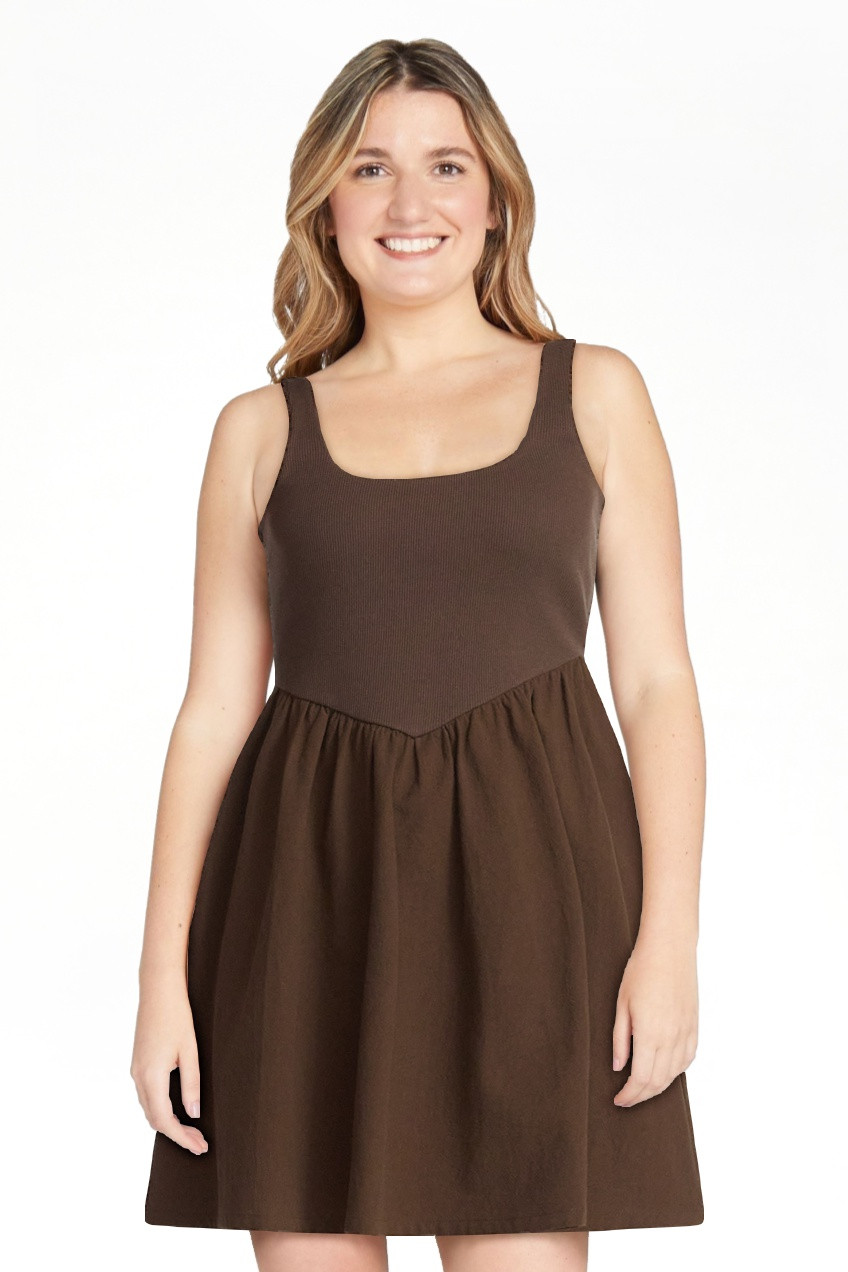 No Boundaries V-Waist Mini Tank Dress, Women's - Walmart.com | Walmart (US)