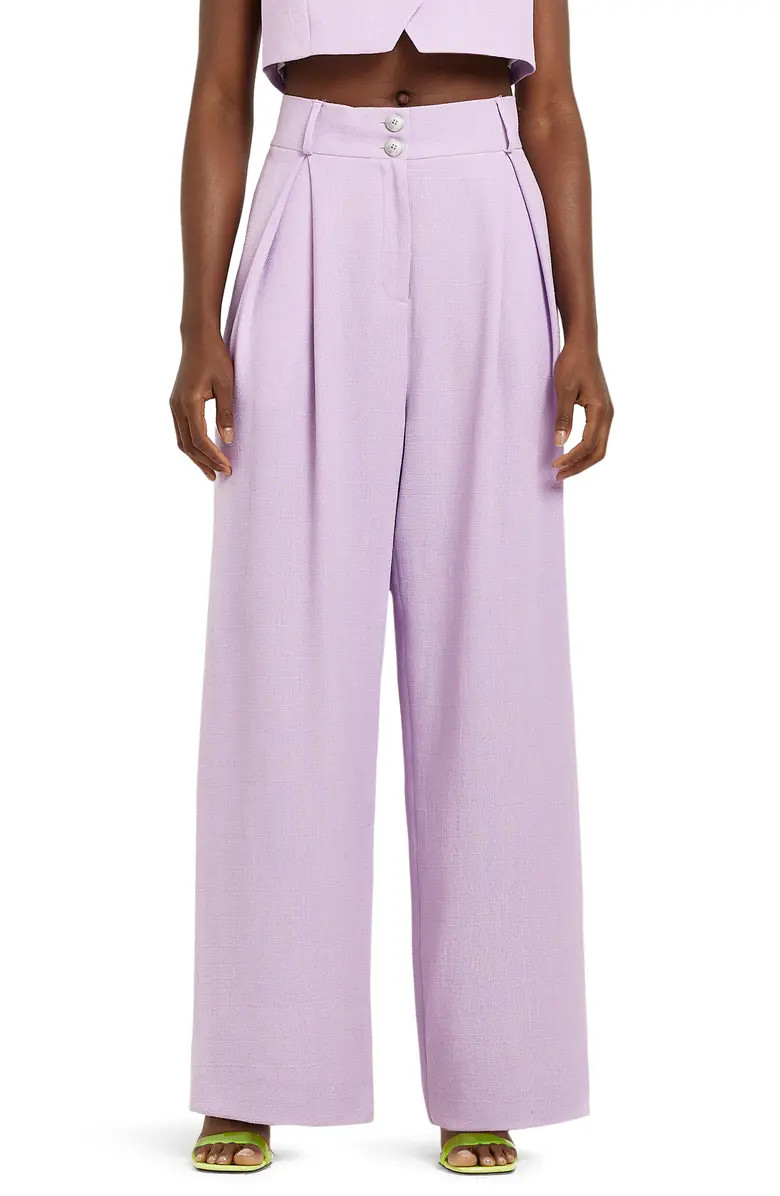 Pleated Wide Leg Pants | Nordstrom