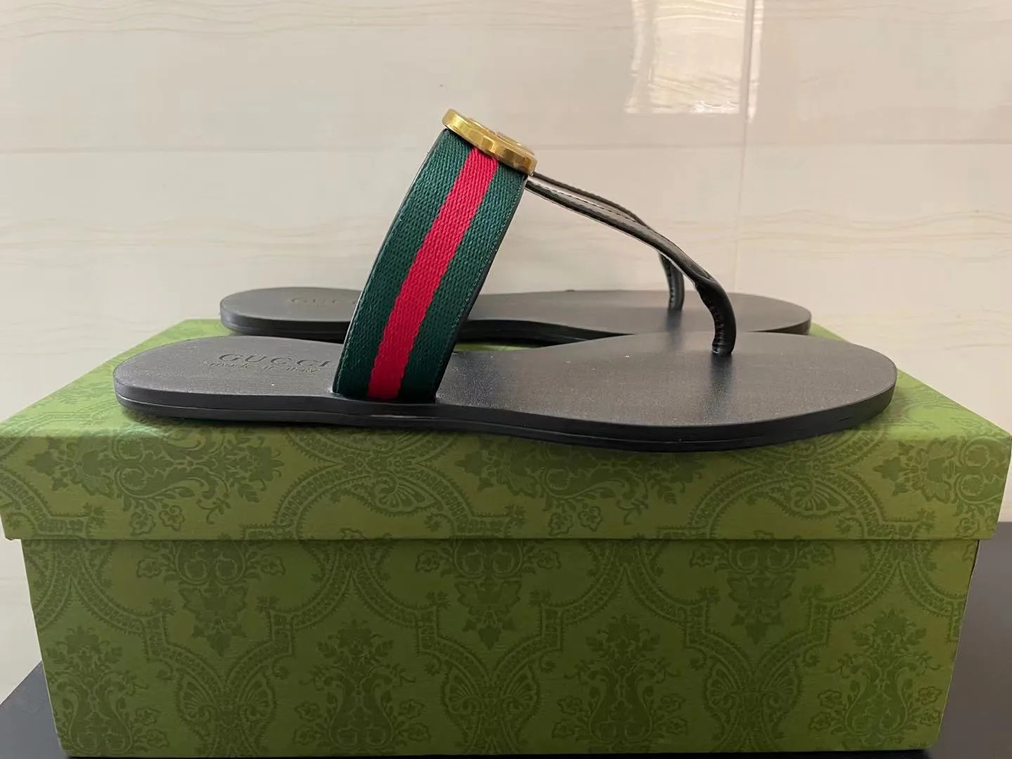 2022 Designer slippers Men Women sandals with Box Dust Bag card Shoes Bloom Web black floral Stra... | DHGate