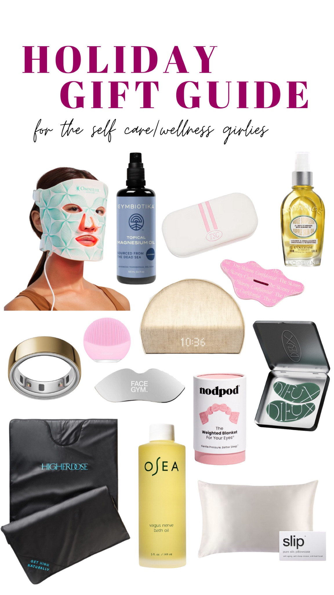 Holiday gift guide for the wellness and self are girls! 

#LTKCyberWeek #LTKGiftGuide #LTKHoliday