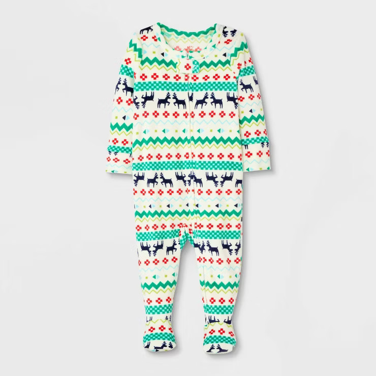 Baby Fair Isle Sleep N' Play - Cat & Jack™ Ivory | Target