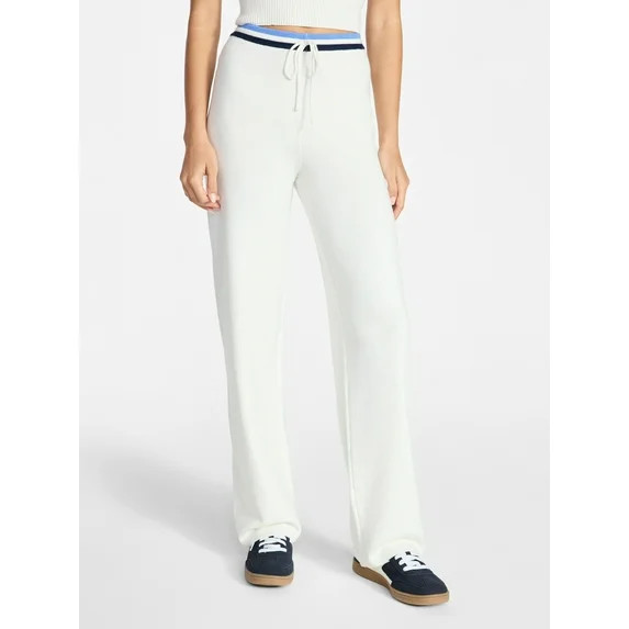 No Boundaries Wide Leg Sweater Pants, 31'' Inseam, Women's XXS-XXL | Walmart (US)