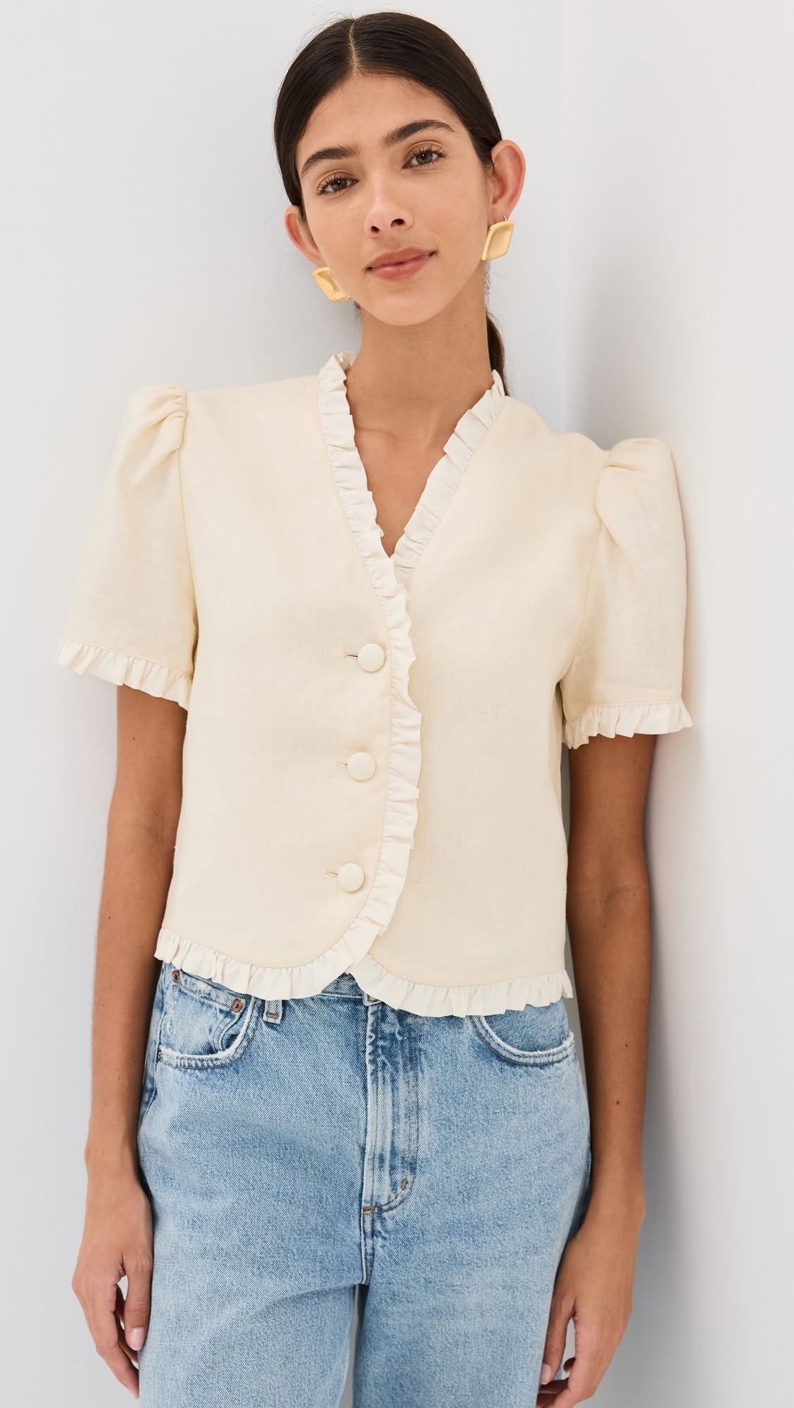 Bess Linen Top | Shopbop
