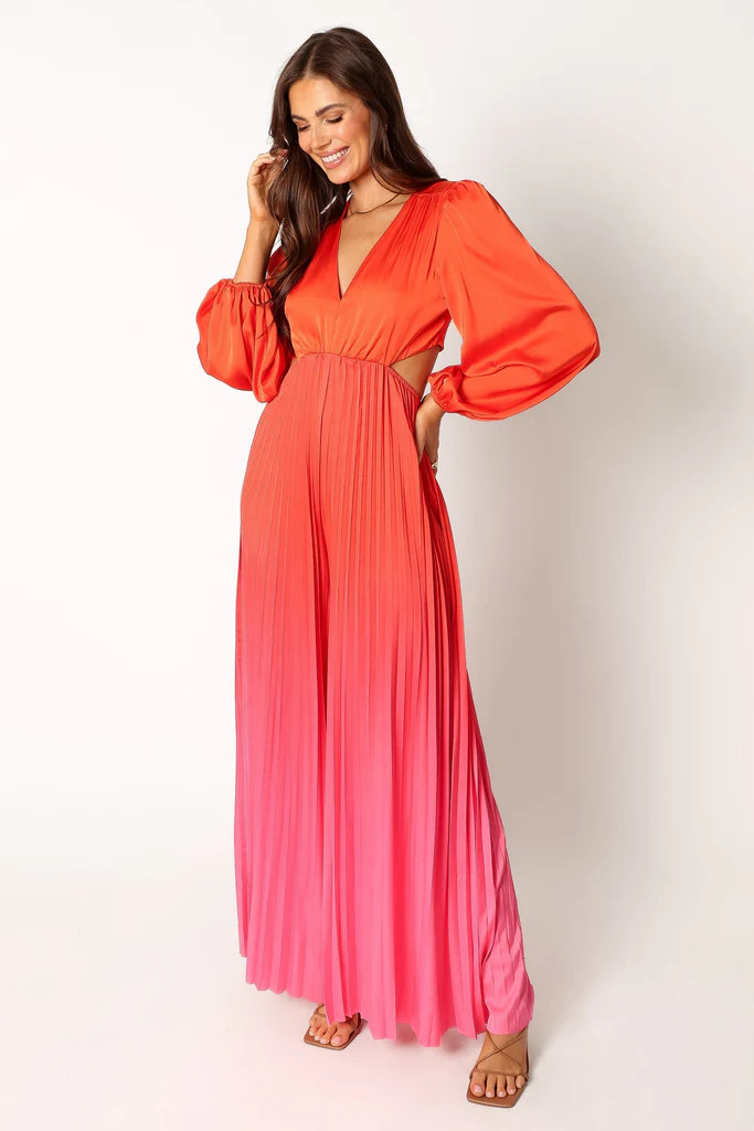 Krista Gradient Jumpsuit - Red | Petal & Pup (US)