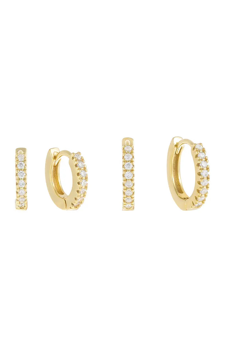 CZ Mini Huggie Earring Combo Set | Nordstrom