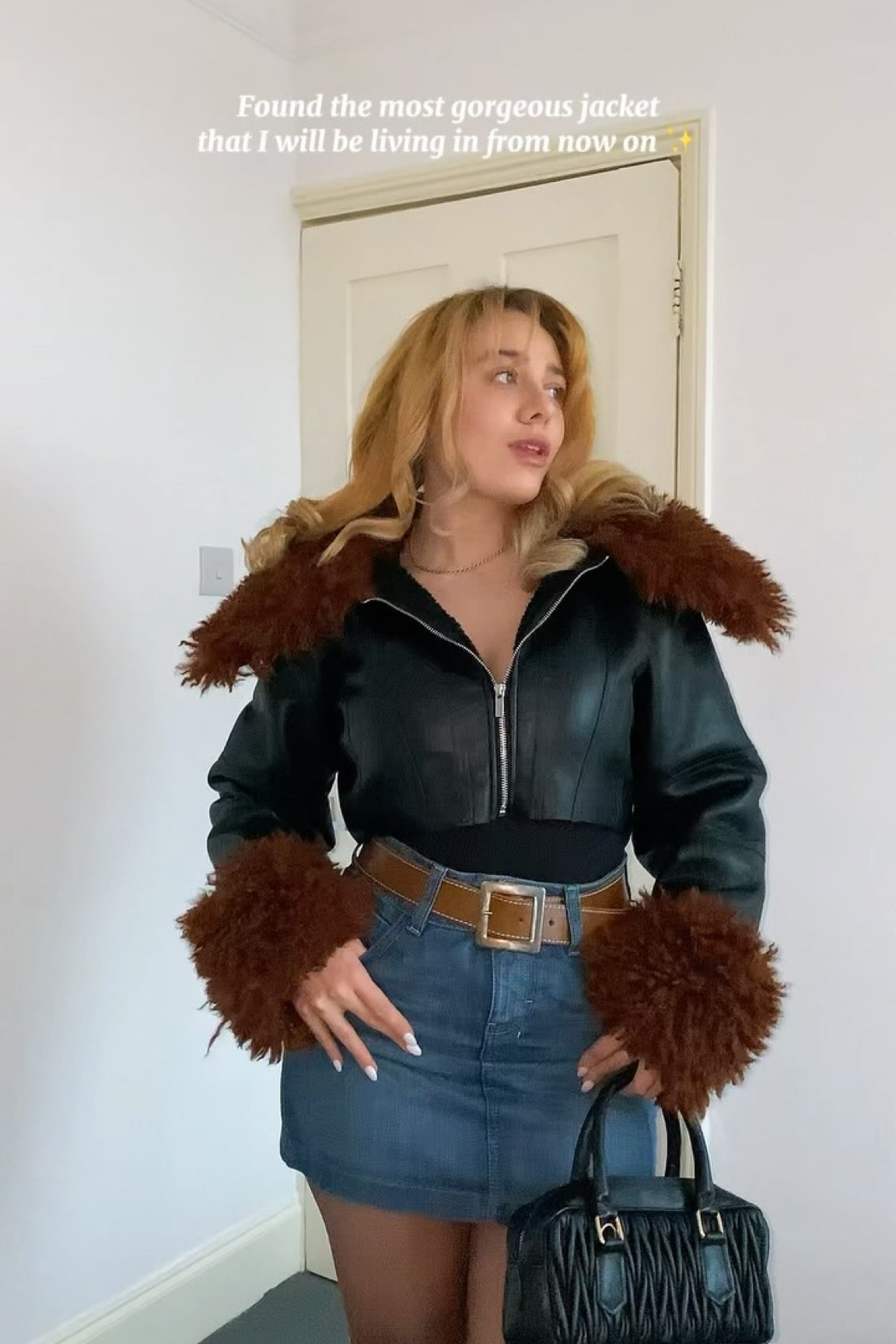 New character unlocked with this jacket 🤎

Jacket from @prettylittlething 

#winterjacket #miniskirtoutfit #outfitinspo #capsulewardrobe #leatherjacket #thriftfinds #ootd #styleinspo #everydayoutfit #everydaystyle #pinterestinspo #girlyfashion #winterfashion #2024outfits #charityshopfind #casualoutfits #casualstyle