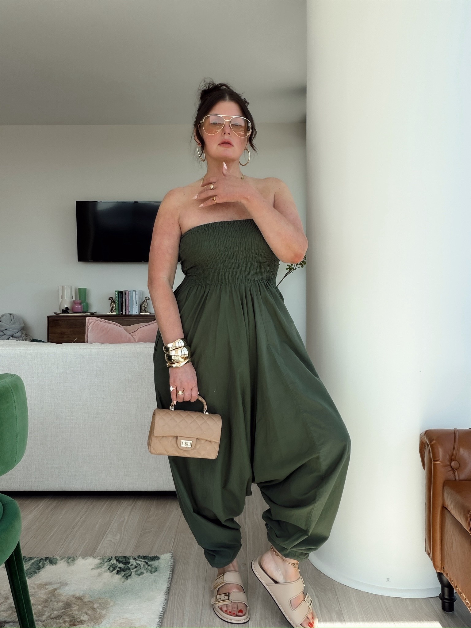 Spring outfit 
Amazon finds
Jumpsuit 
Sandals 
Handbag

#LTKActive #LTKootd #LTKSeasonal