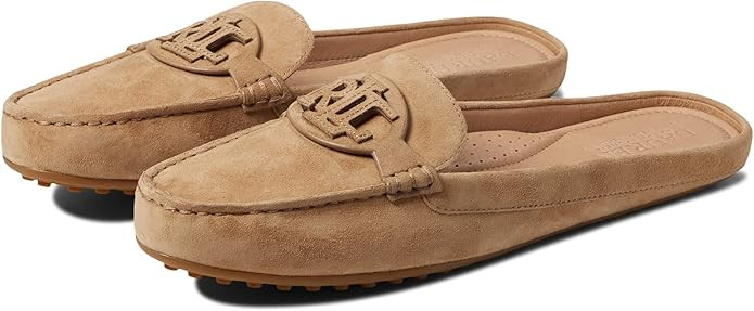 Amazon.com | Lauren Ralph Lauren Brynn Driver Mule Camel 7 B (M) | Mules & Clogs | Amazon (US)