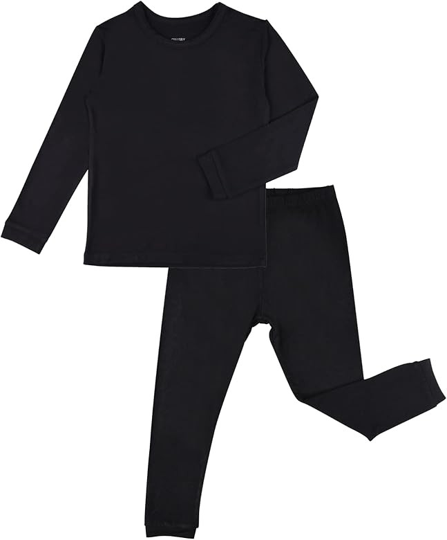 GUISBY Rayon of Bamboo Pajamas Sets, Kids Toddler Boys Girls Daily Snug Fit Sleepwear 2 Pcs Set | Amazon (US)