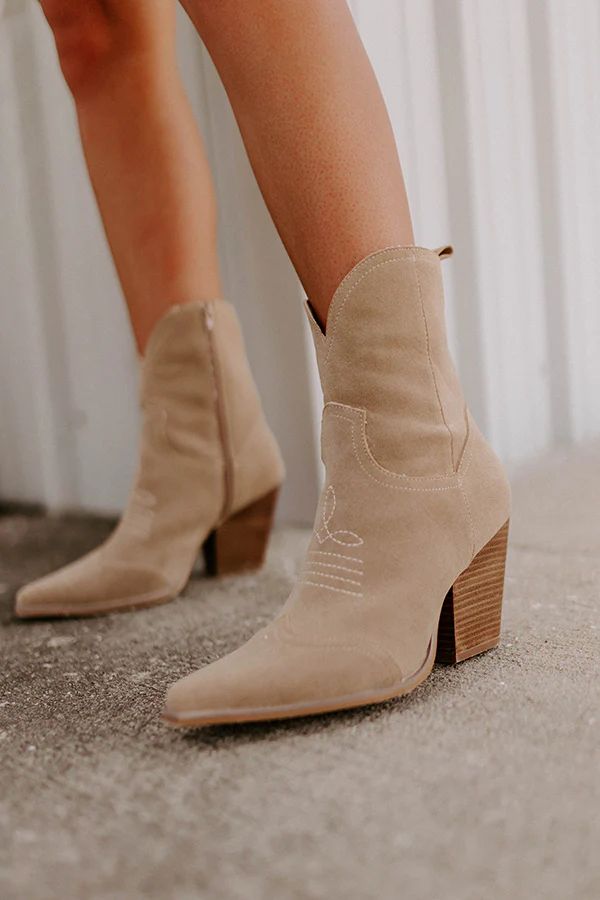 The Jax Faux Suede Boot | Impressions Online Boutique