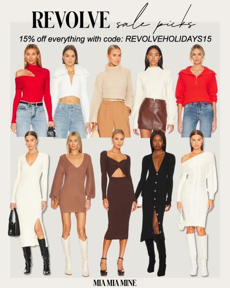 Revolve sale picks - take 15% off everything with code REVOLVEHOLIDAYS15
Holiday sweaters on sale
sweater dresses on sale 

#LTKstyletip #LTKsalealert #LTKunder100