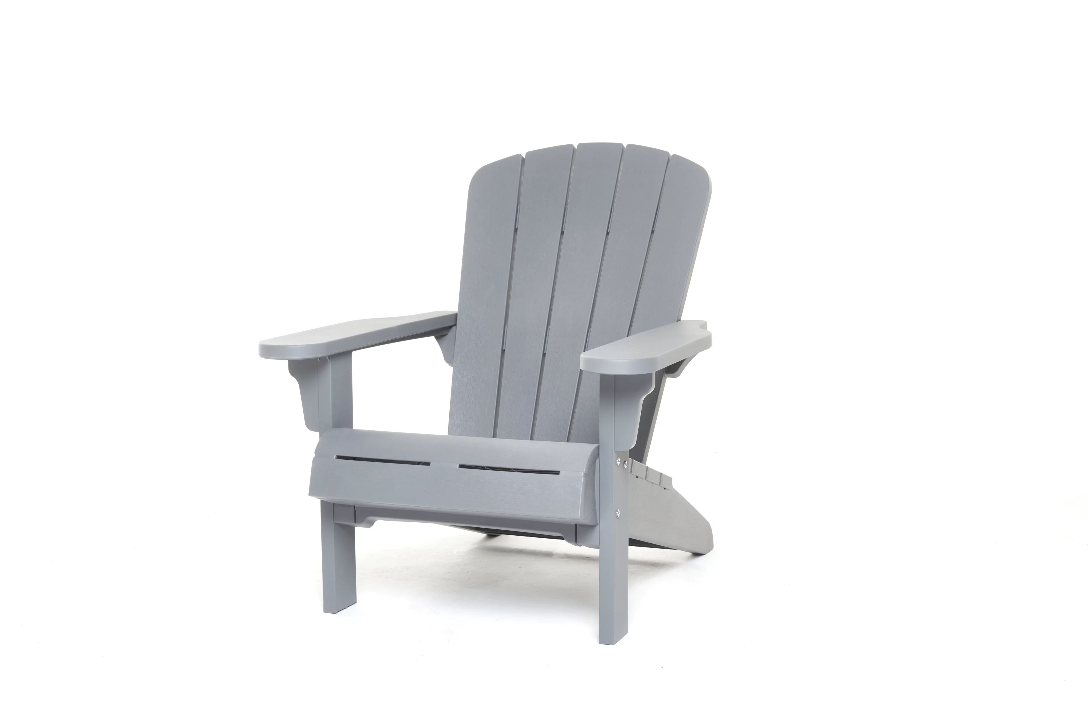 Keter Adirondack Chair, Resin Outdoor Furniture, Gray - Walmart.com | Walmart (US)