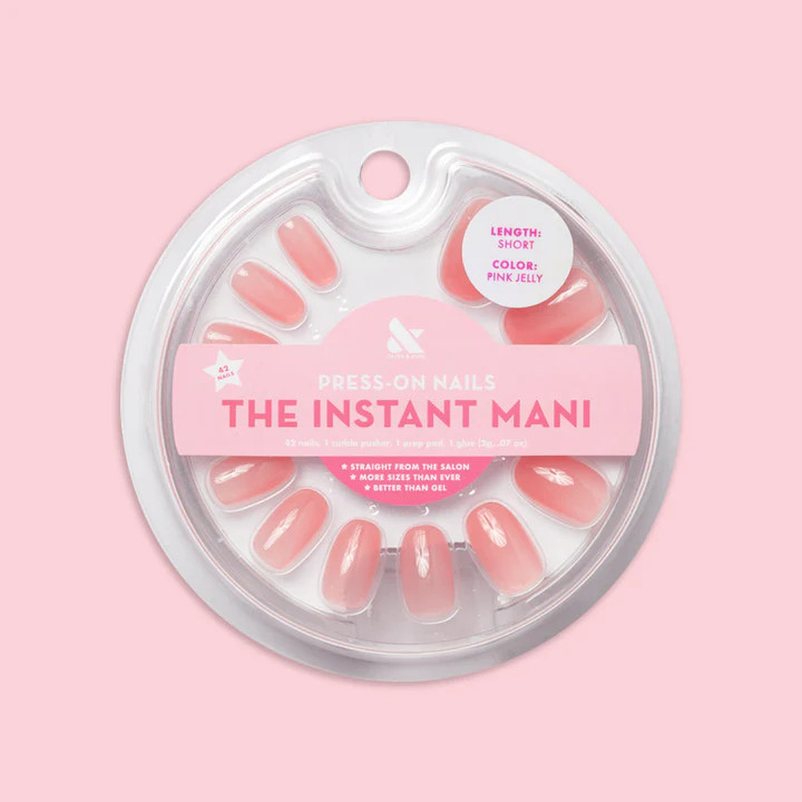 Pink Jelly - Press-On | Short | Round | Olive & June