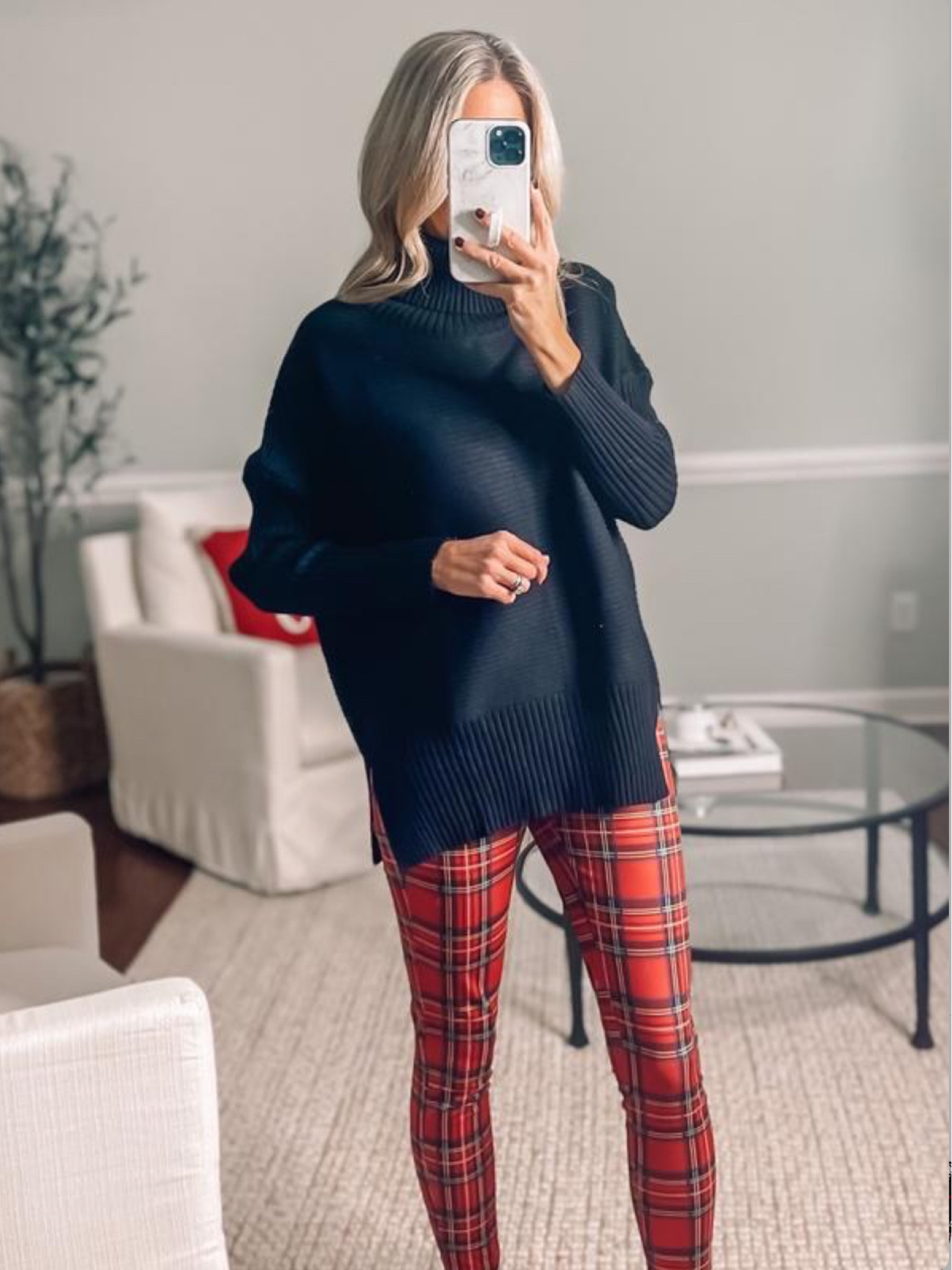 Christmas outfit idea 
Christmas plaid leggings 
Plaid pants 
Amazon outfit 
Holiday shoes



#LTKSeasonal #LTKHoliday #LTKfindsunder50