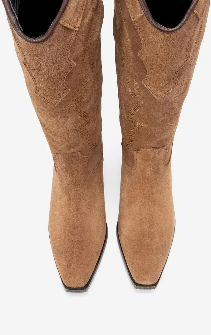 Pietro Leather Western Knee High Boot | Nordstrom