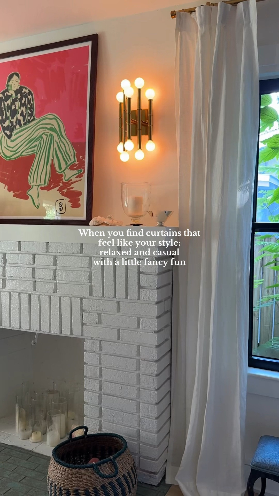 Perfect linen curtains from Two Pages! 