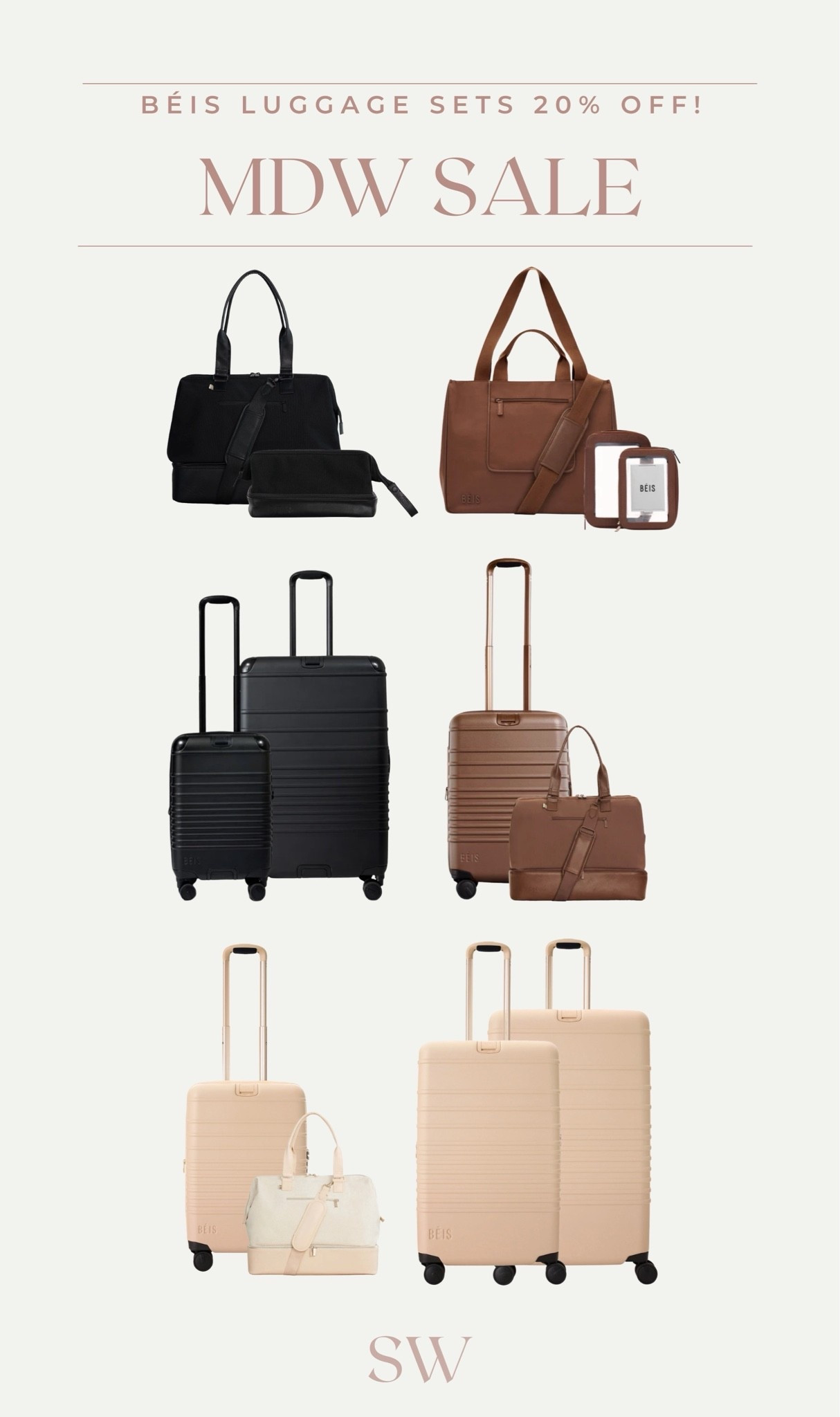 BÉIS luggage sale!!

#LTKdayinmylife #LTKTravel #LTKSaleAlert
