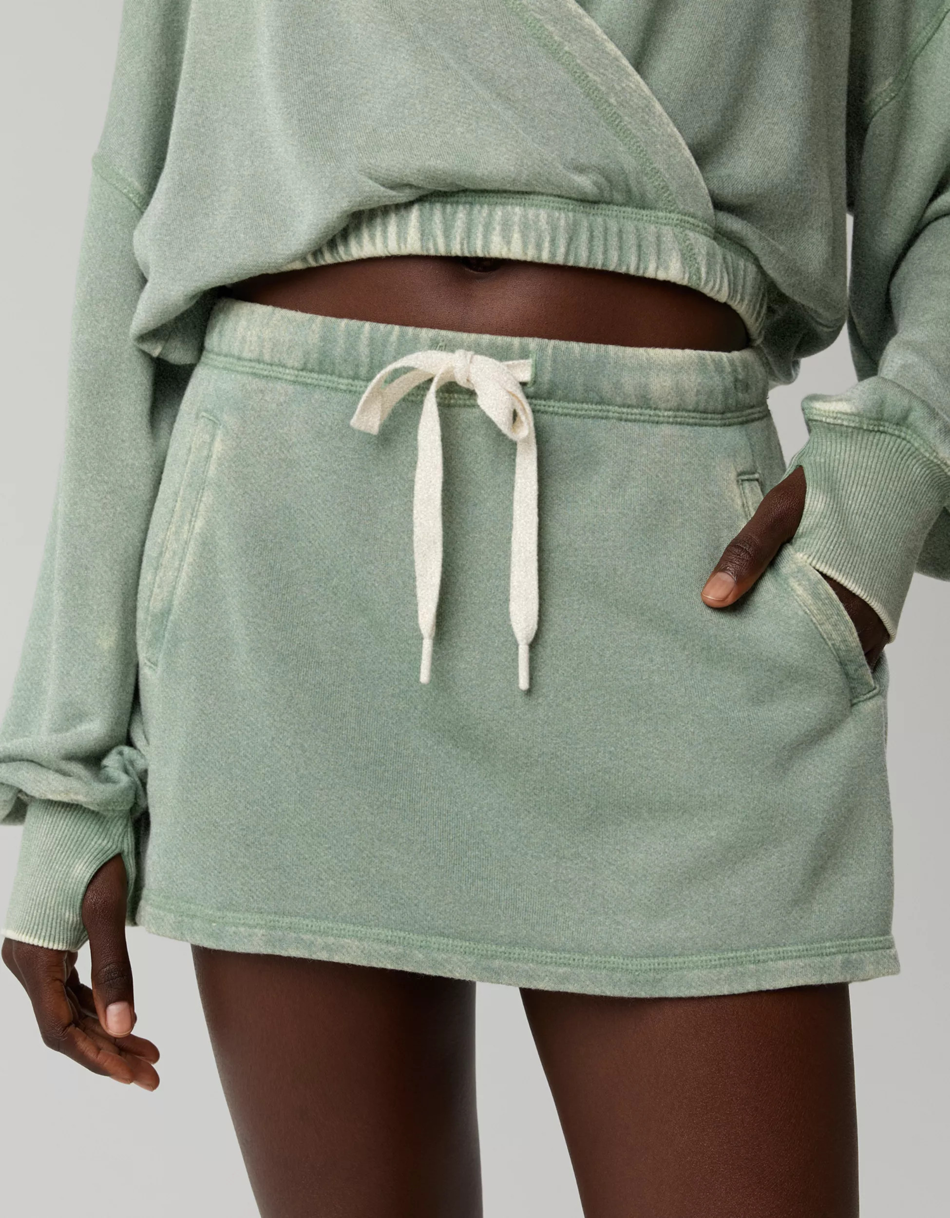 OFFLINE By Aerie Keep It 100 Terry Mini Skirt | Aerie