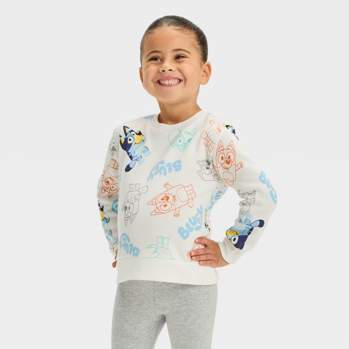 Toddler Bluey Fleece Pullover - Blue | Target