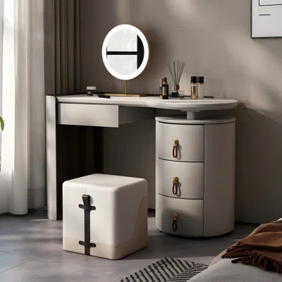 Modern Minimalist Premium Makeup Table | Wayfair North America