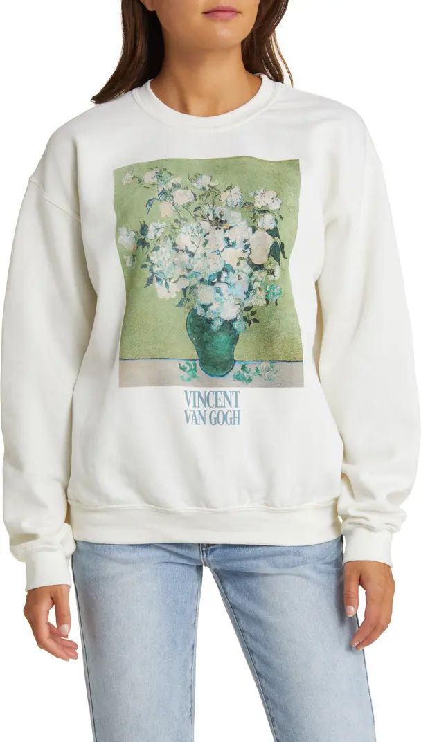 Van Gogh Rose Graphic Sweatshirt | Nordstrom