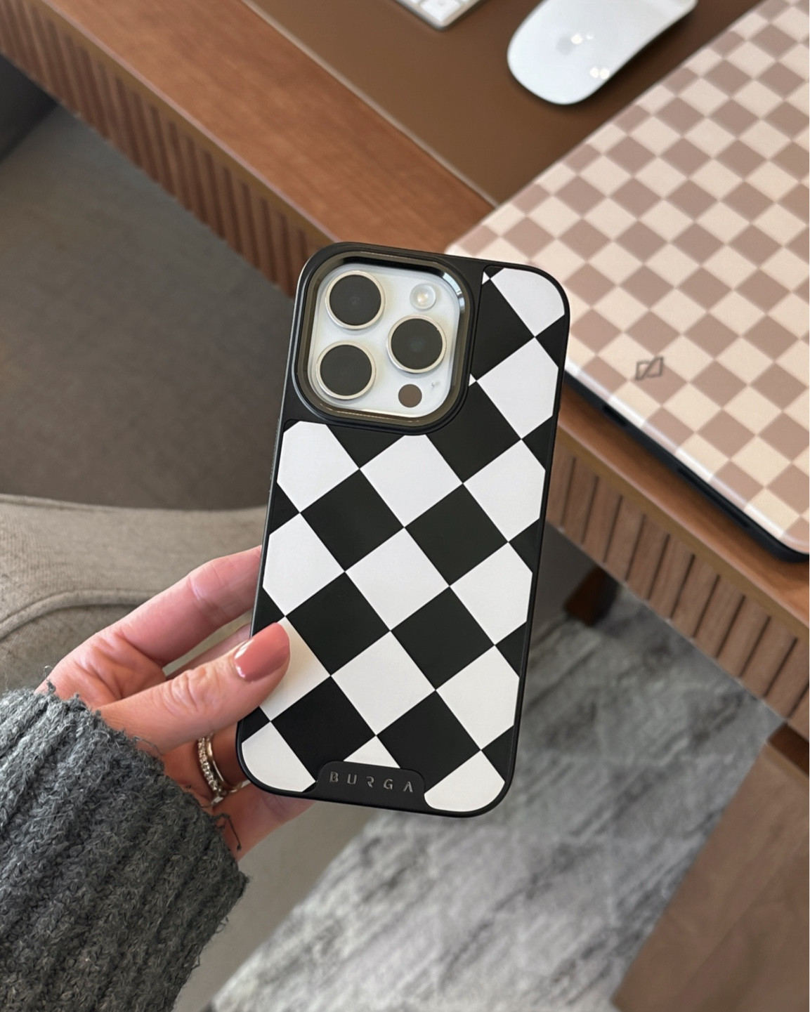 My cute new desk accessories! I love this Burga checkered phone case and iPad case (seen in the back)! There is something so cheerful about a new case that doubles as desk decor! 

Office decor, office inspiration, work from home, office design, phone case, iPad case, computer case, 


#LTKHome