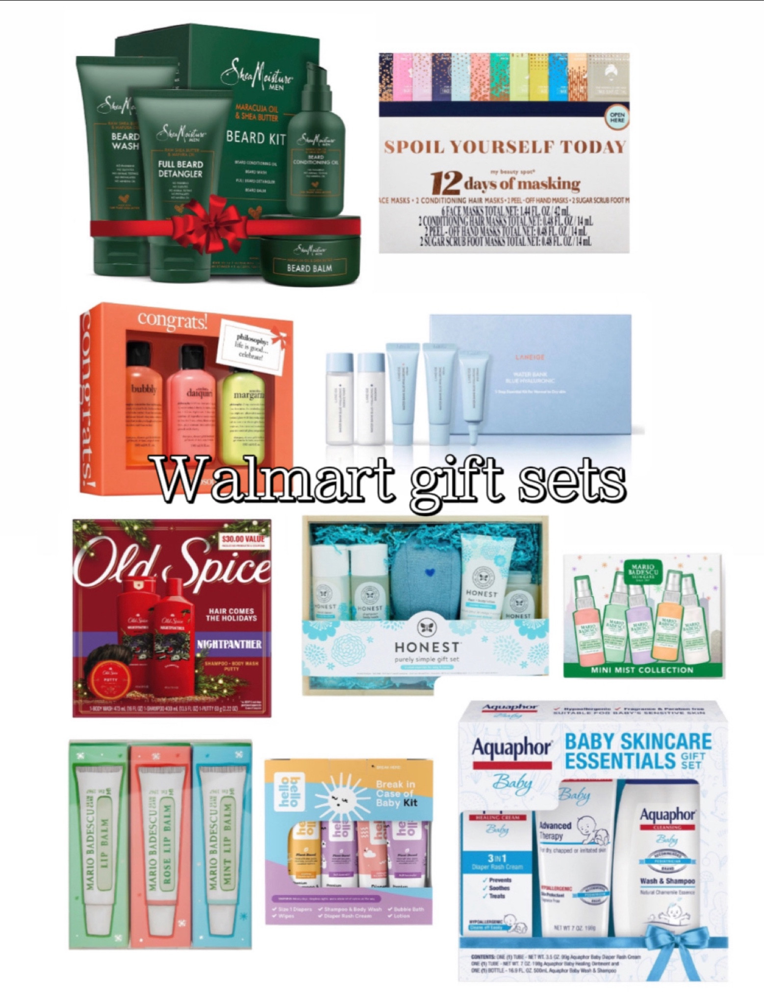 Walmart gift sets 🤍 more self care but self care is just as important 🫧 

#LTKGiftGuide #LTKHolidaySale #LTKbeauty