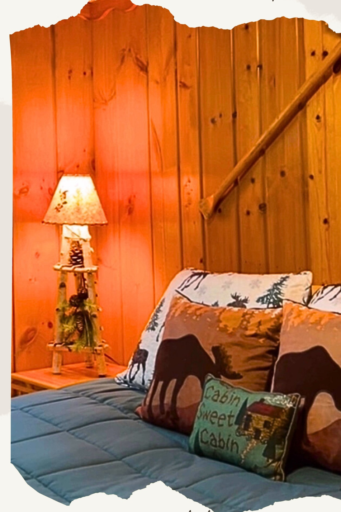 Cabin bedroom ceiling fan refresh  This is your sign it’s time to replace your ceiling fan with a Hunter fan! Check out my IG reel today! 

#LTKstyletip #LTKhome