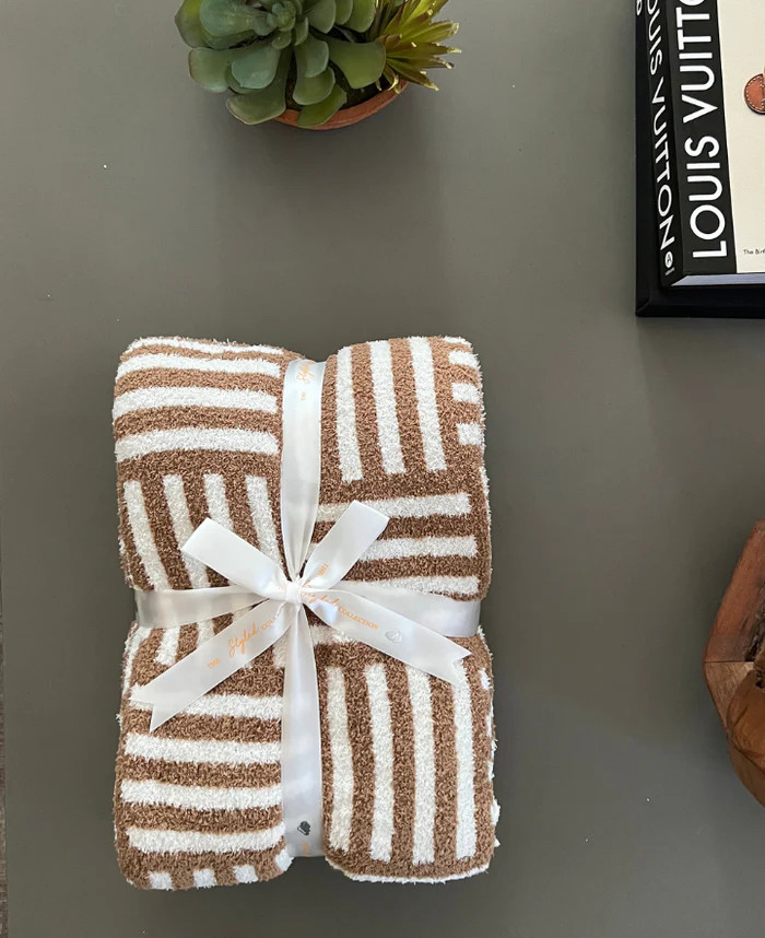 Basketweave Buttery Blanket- Summer Pre Order 4-4 | The Styled Collection