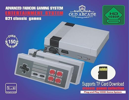 Old Arcade Retro Classic Game Console, 621 different classic games + bonus games, Save game play,... | Amazon (US)