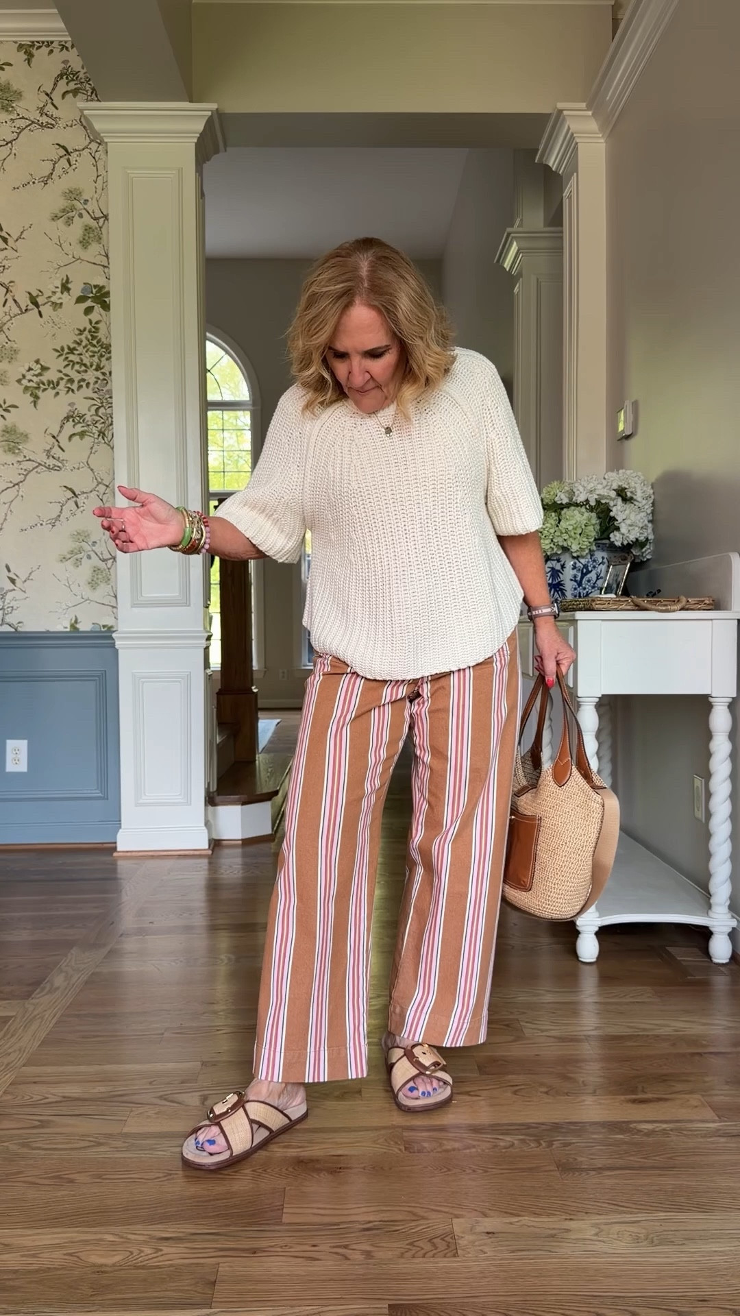 What I wear for nothing special. Just, my life! Which is special! 
Boden jeans size 30 reg they’re true to size I just chose a relaxed fit 
Sweater size medium 
10% off my bag code NANETTE 

Questions on sizing? Just asked in comments! Too many to list! 

#LTKOver40 #LTKdayinmylife #LTKootd