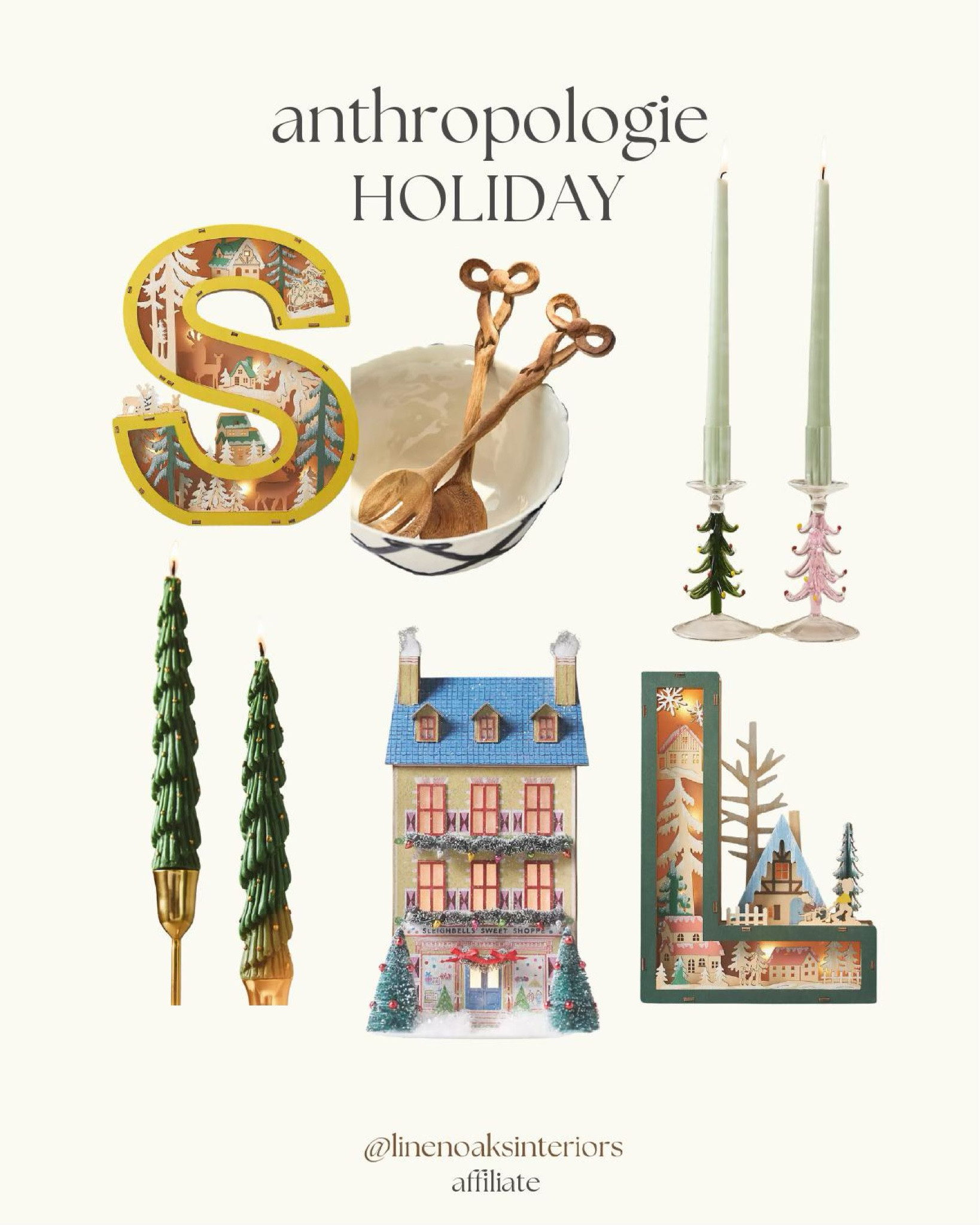 I love the whimsical decor for the holidays from Anthro!

Christmas / holiday / unique decor 