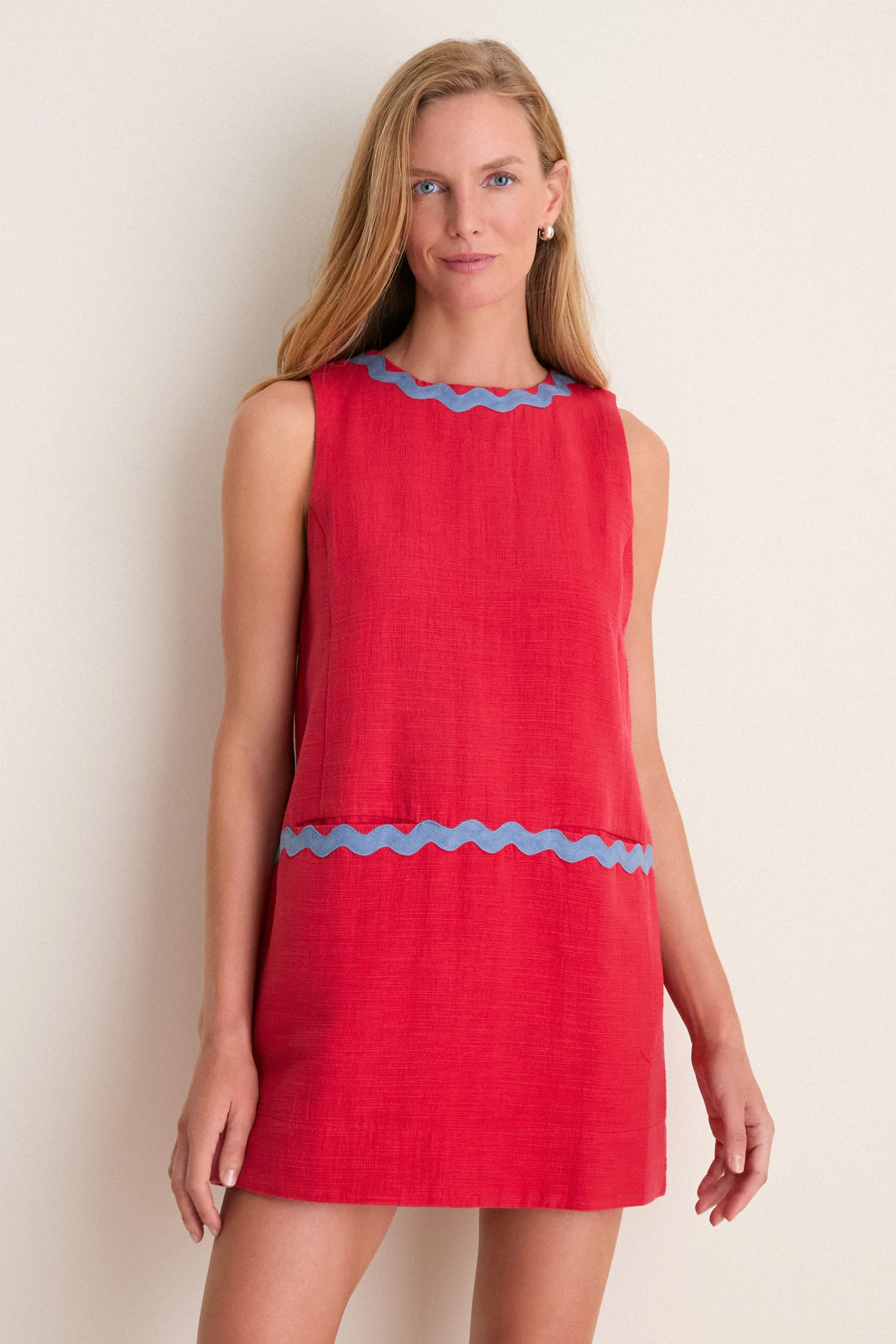 Cherry Ric Rac Corby Shift Dress | Tuckernuck (US)