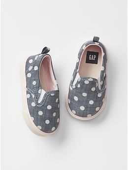 babyGap   Peanuts® dot slip-on sneakers | Gap US