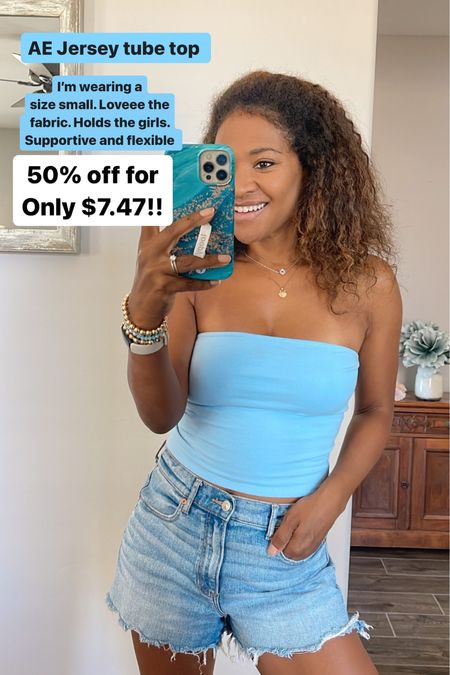 Aerie sale faves! Had the get this super soft tube top in multiple colors. Only $7.47! I’m wearing a size small 



#LTKsalealert #LTKunder100 #LTKunder50
