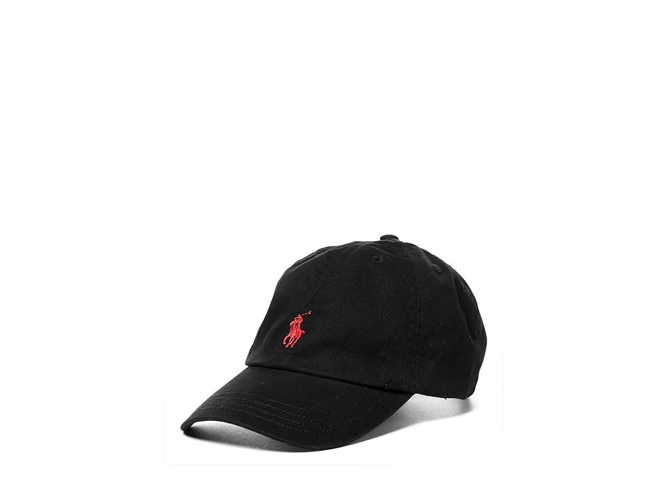 Polo Ralph Lauren Kids Cotton Chino Baseball Cap (Big Kids) Boy Caps Black | Zappos