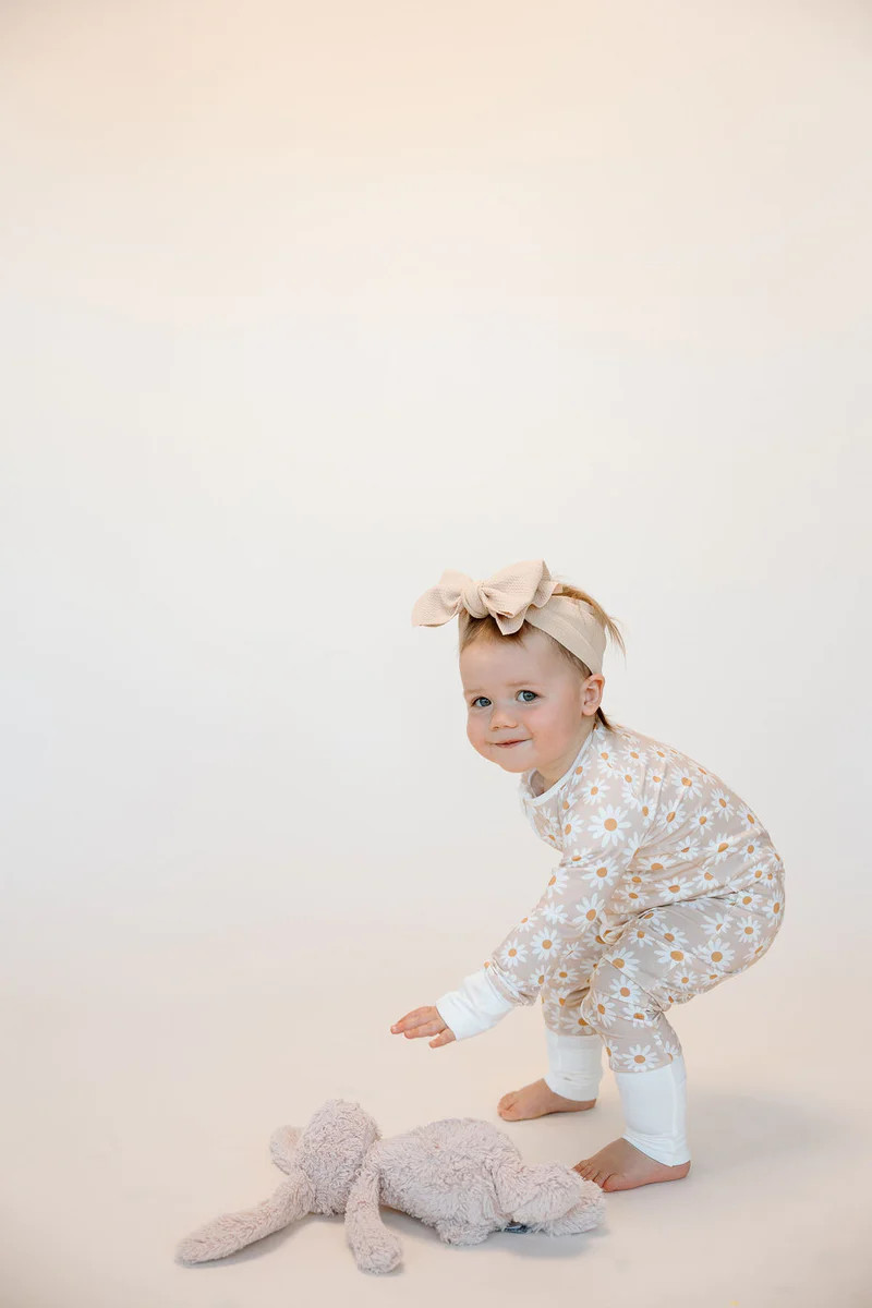 Daisy Baby Zipper Romper | Kinderlein